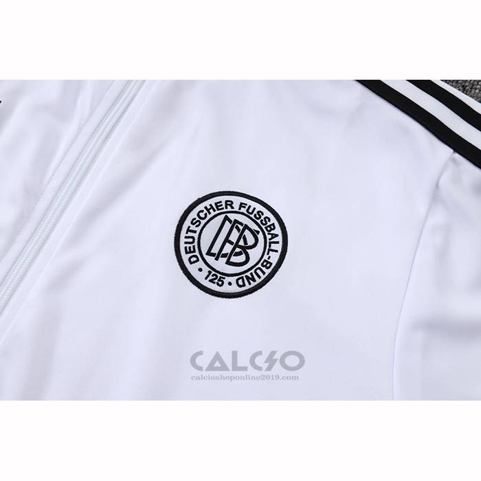 Tuta da Track di Giacca Germania 125 Aniversario Bambino 2025-2026 Bianco